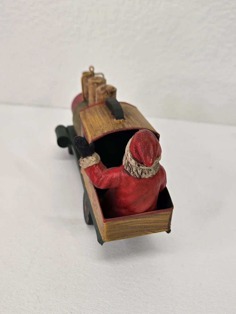 Vtg Dept 56 Toys in the Attic Santa Train Locomotive Christmas Display Toy 523